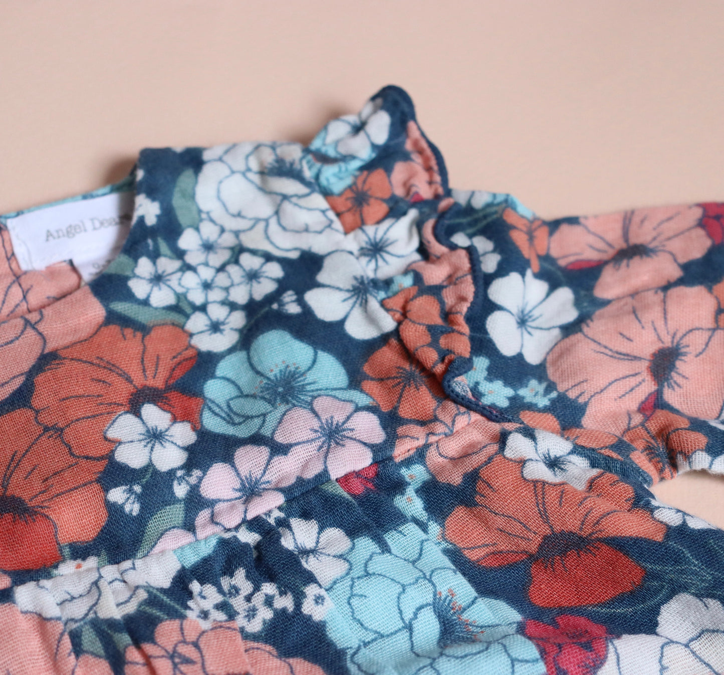 Body Flores Azul