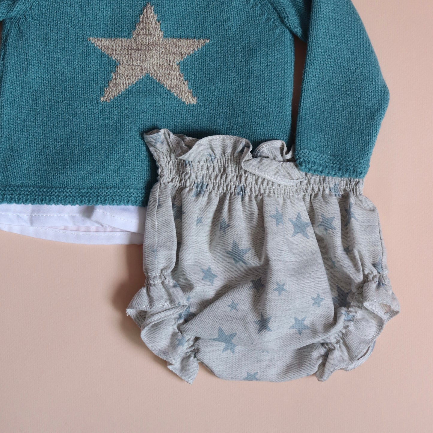 Conjunto Estrella Verde Turquesa