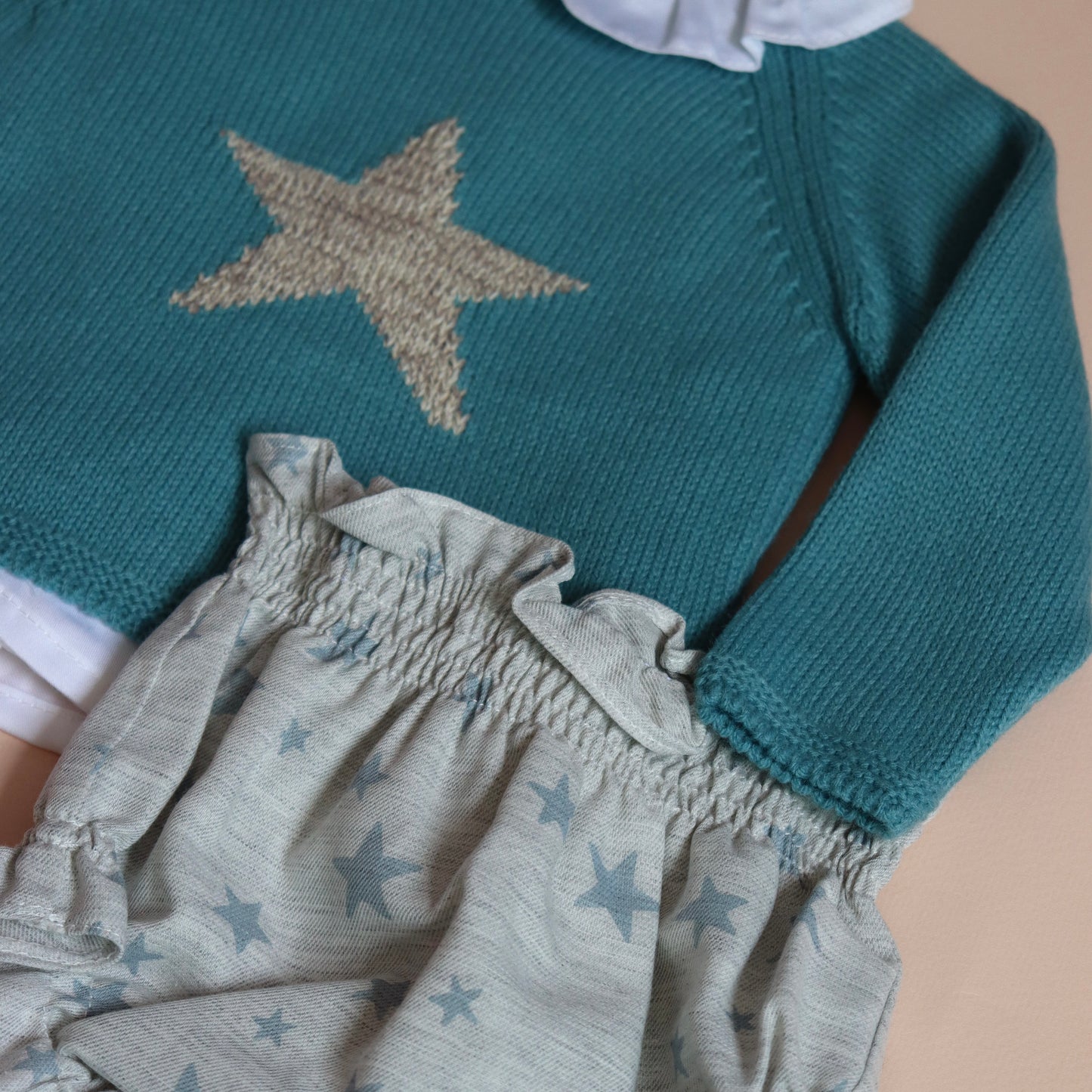 Conjunto Estrella Verde Turquesa