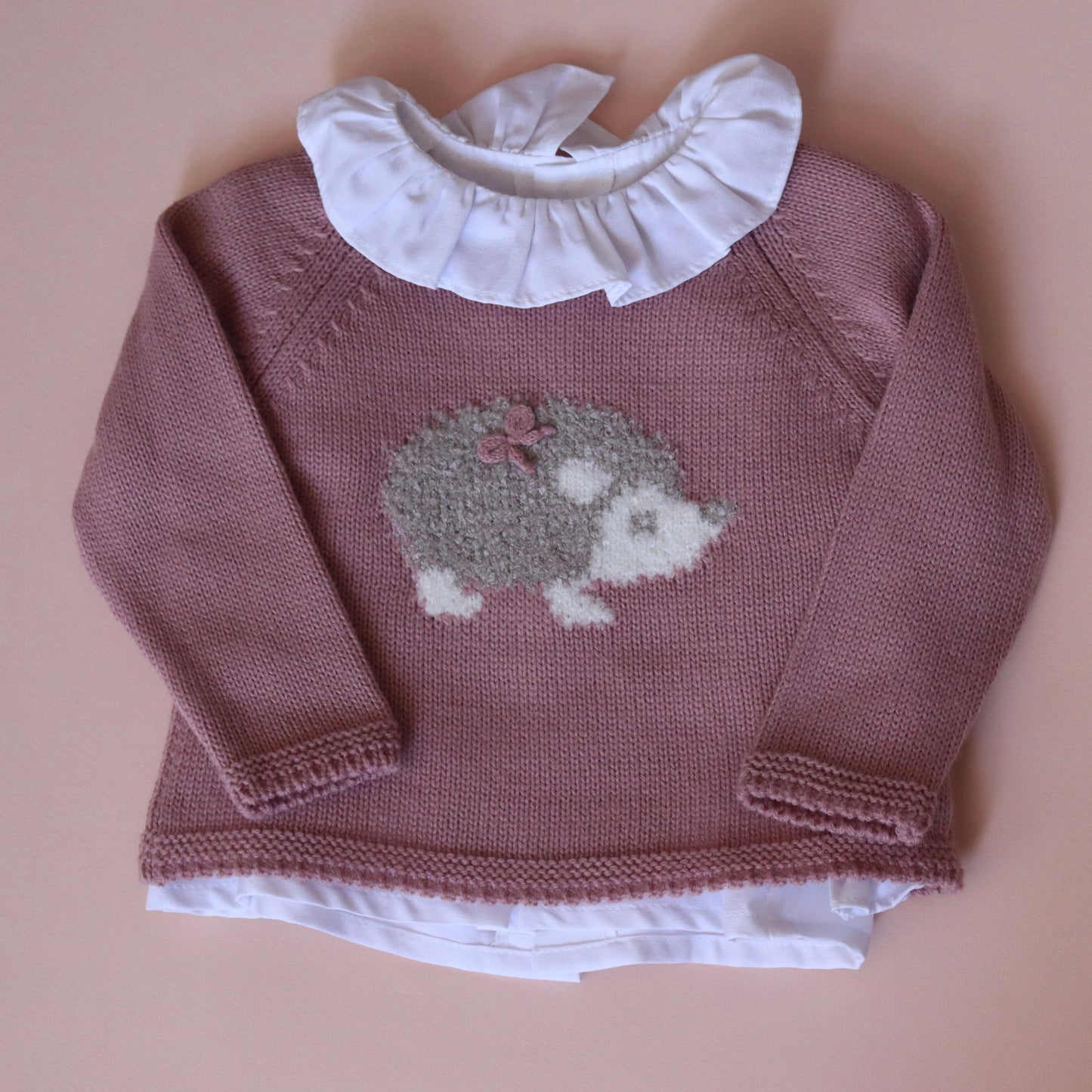 Conjunto Erizo Niña Rosa