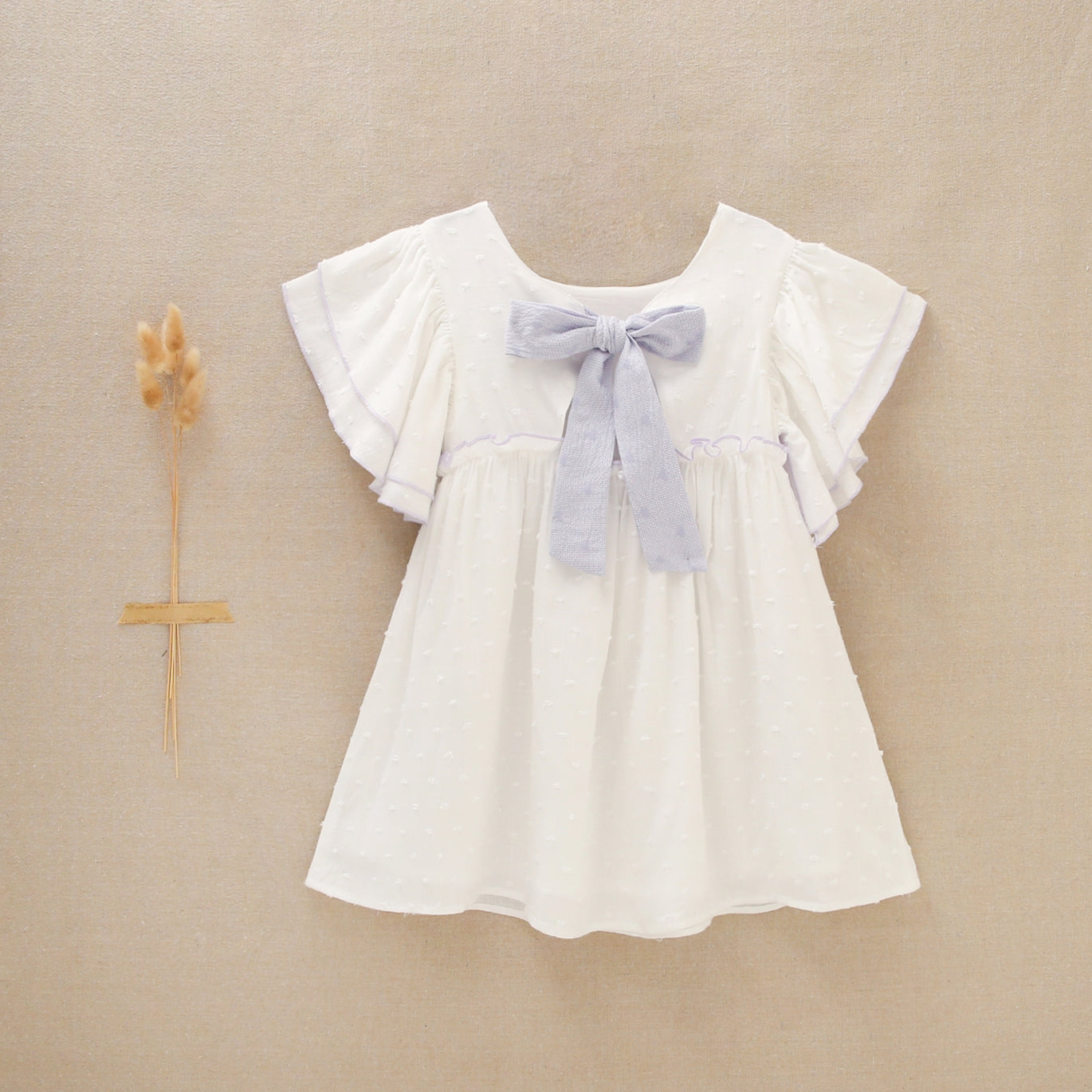 Vestido Jr niña plumeti violeta