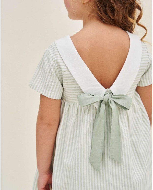 vestido niña jr rayas green day