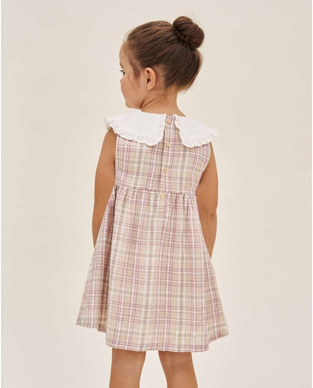 Vestido niña Jr malva