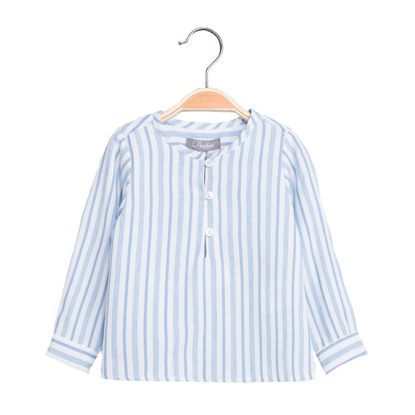Camisa bebé niño rayas azules