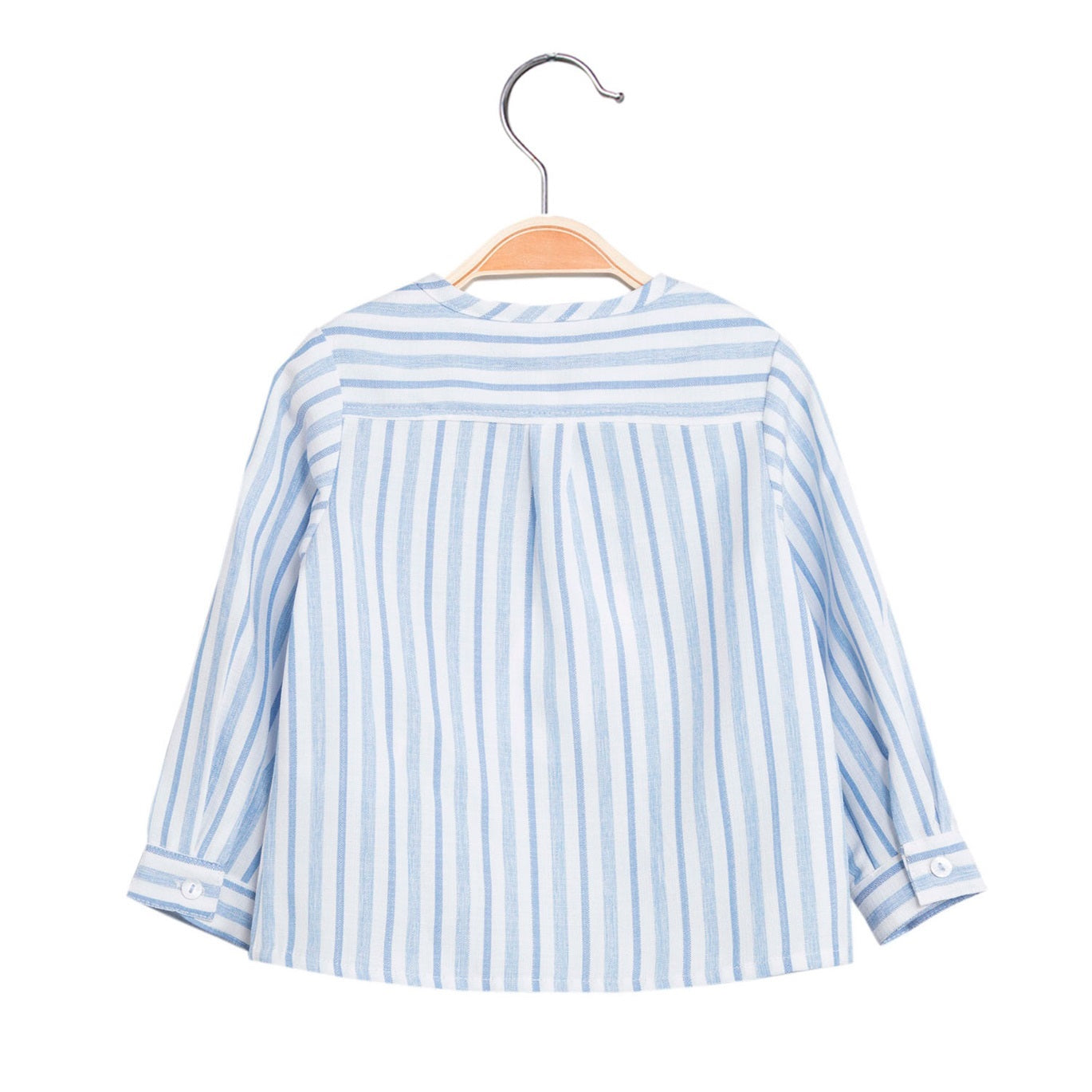 Camisa bebé niño rayas azules