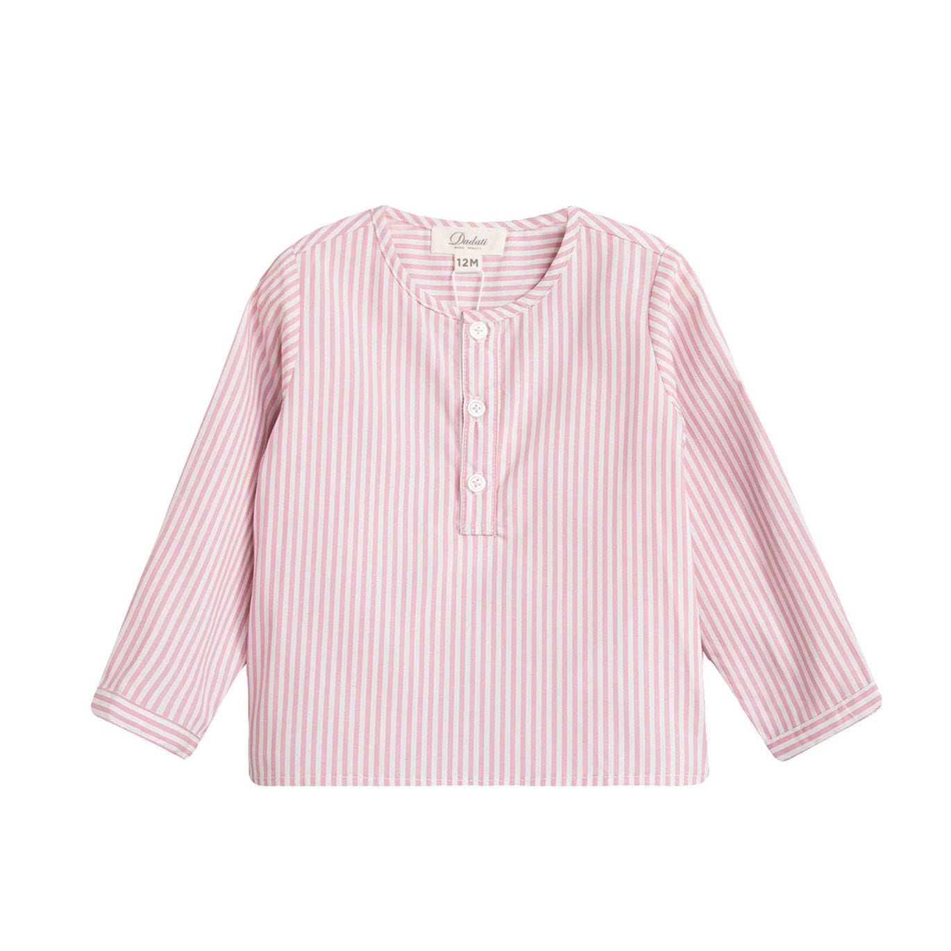 Camisa bebé niño rayas rosas