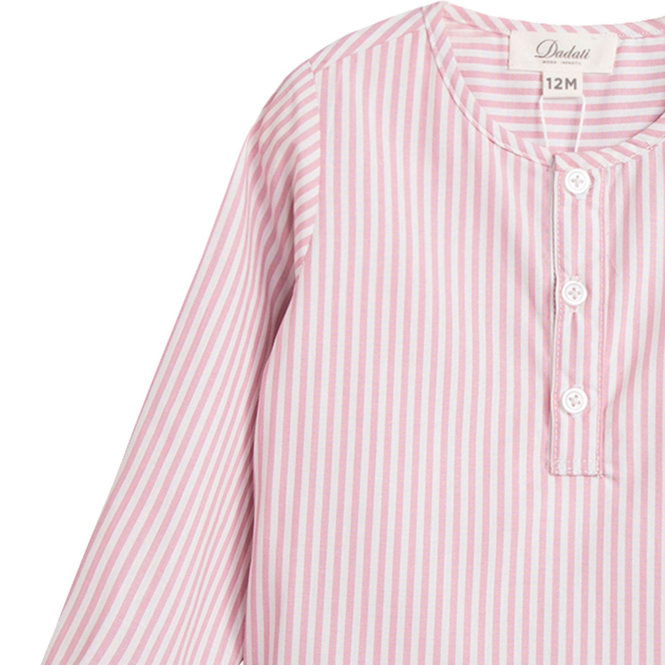 Camisa bebé niño rayas rosas