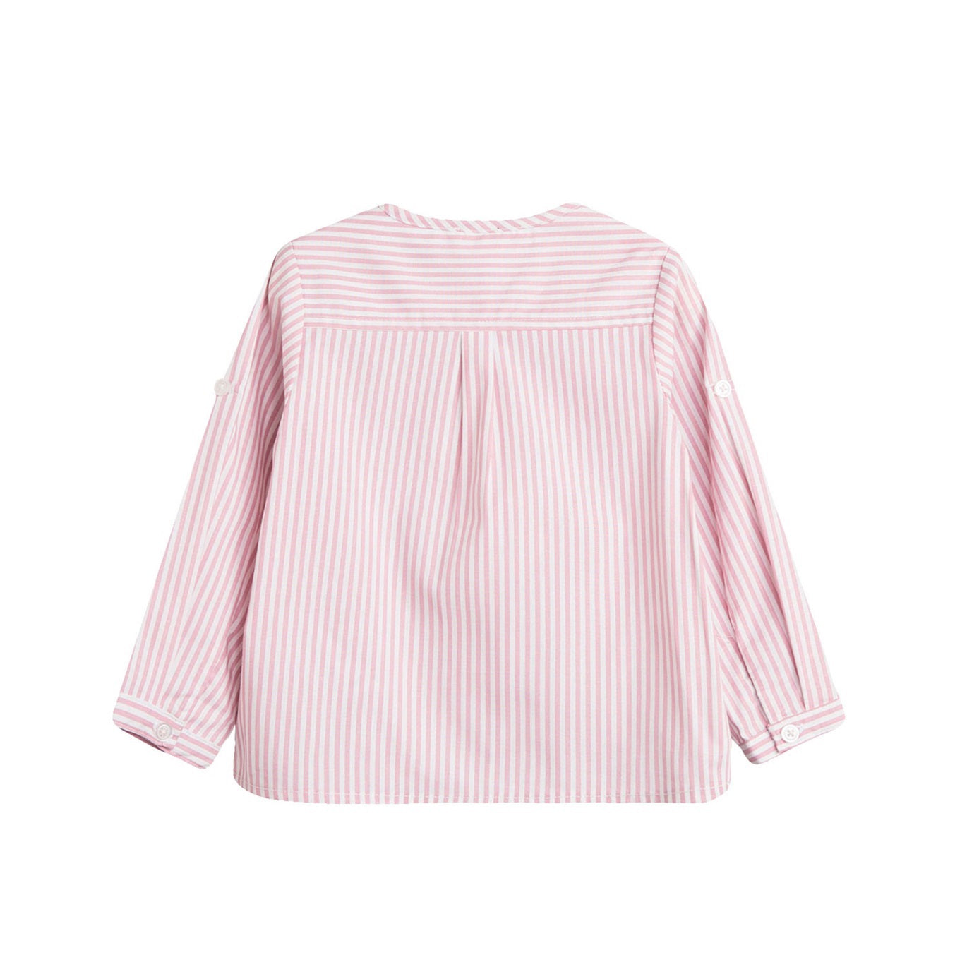 Camisa bebé niño rayas rosas