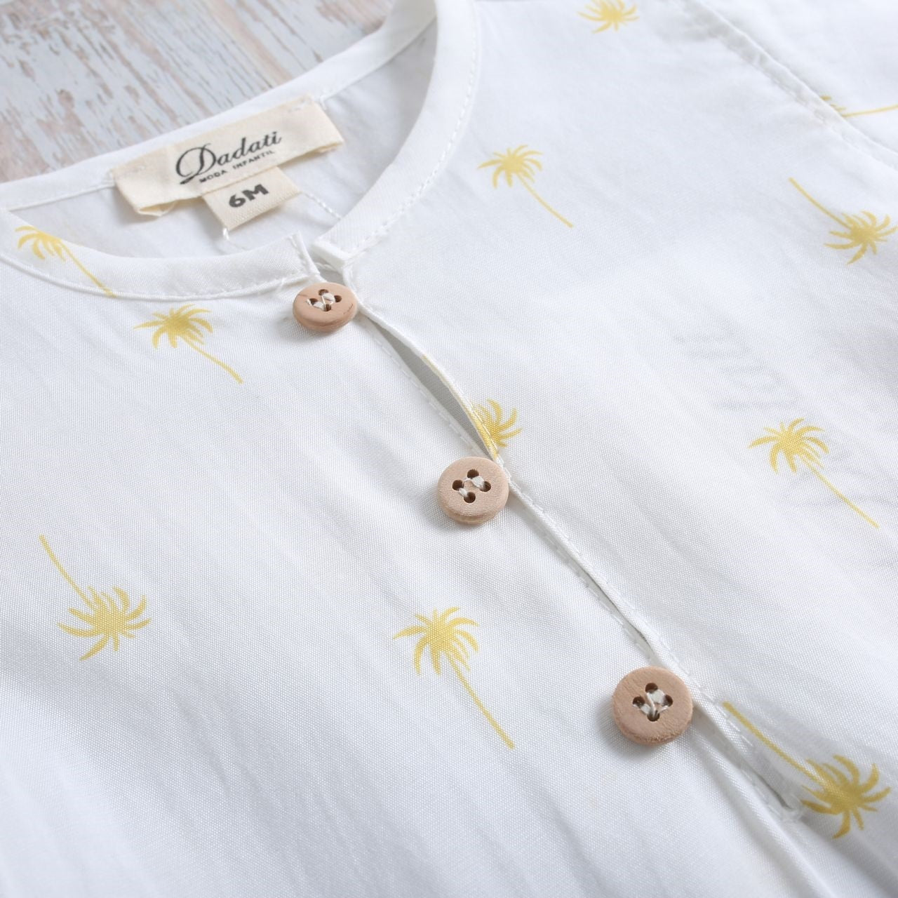 Camisa bebé niño palmeras