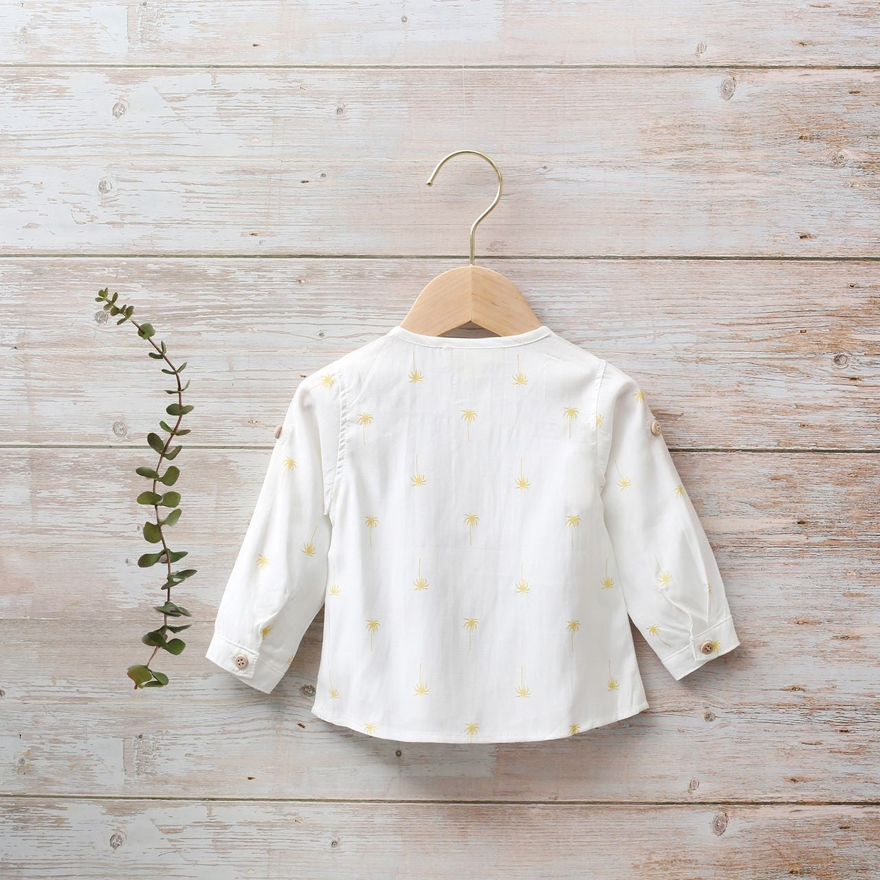 Camisa bebé niño palmeras