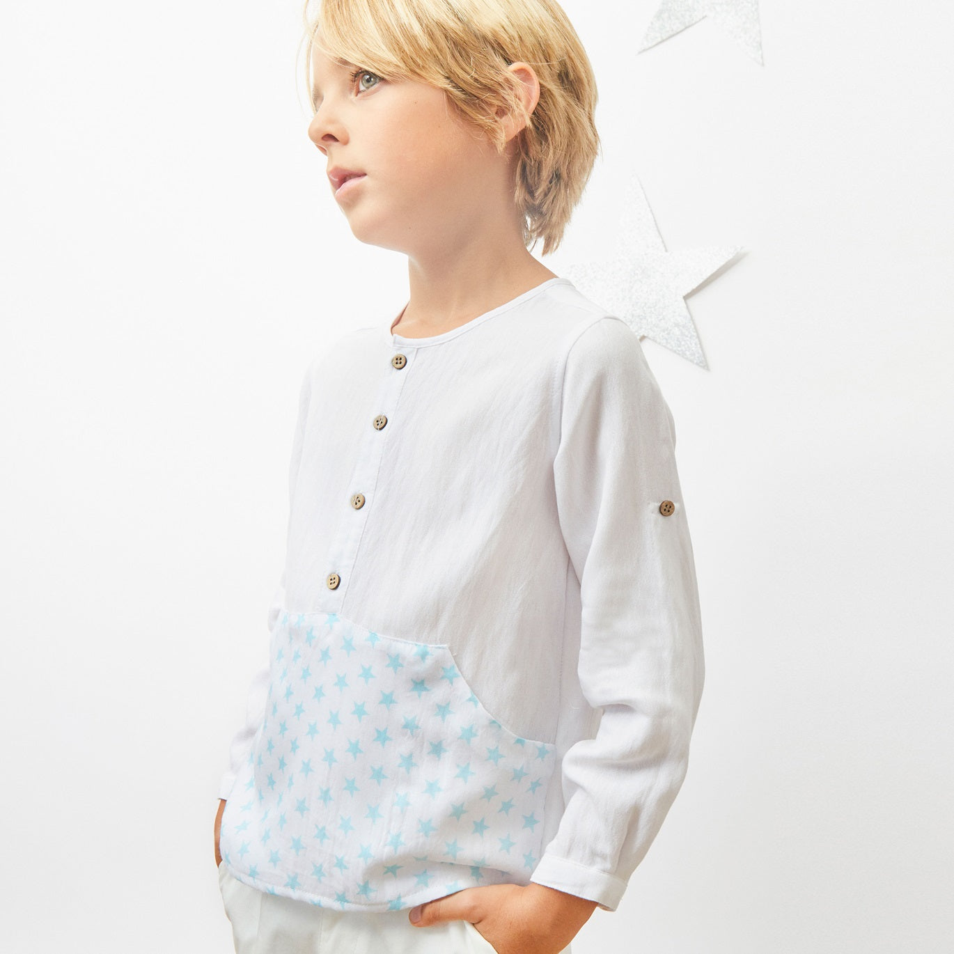 Camisa Jr niño estrellas