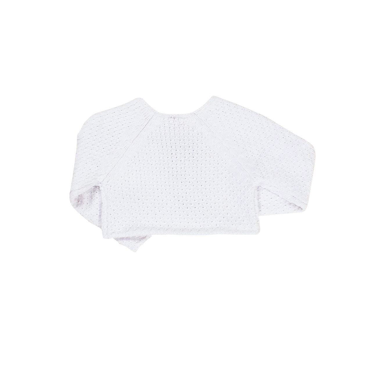 Chaqueta corta bebé blanca