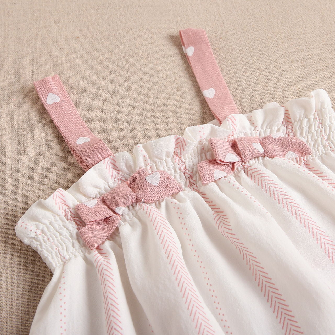 Conjunto bebé niña rayas rosas