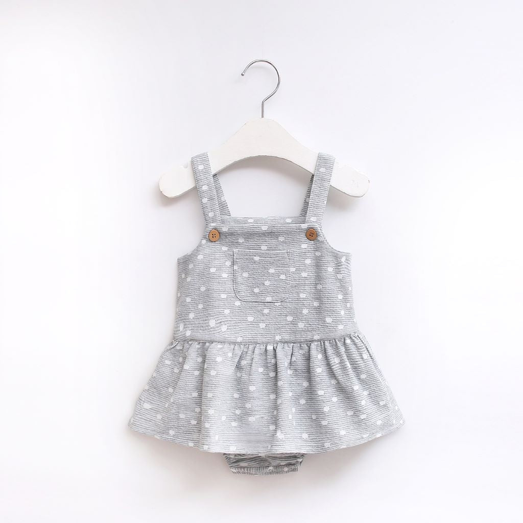 Ranita bebé niña gris