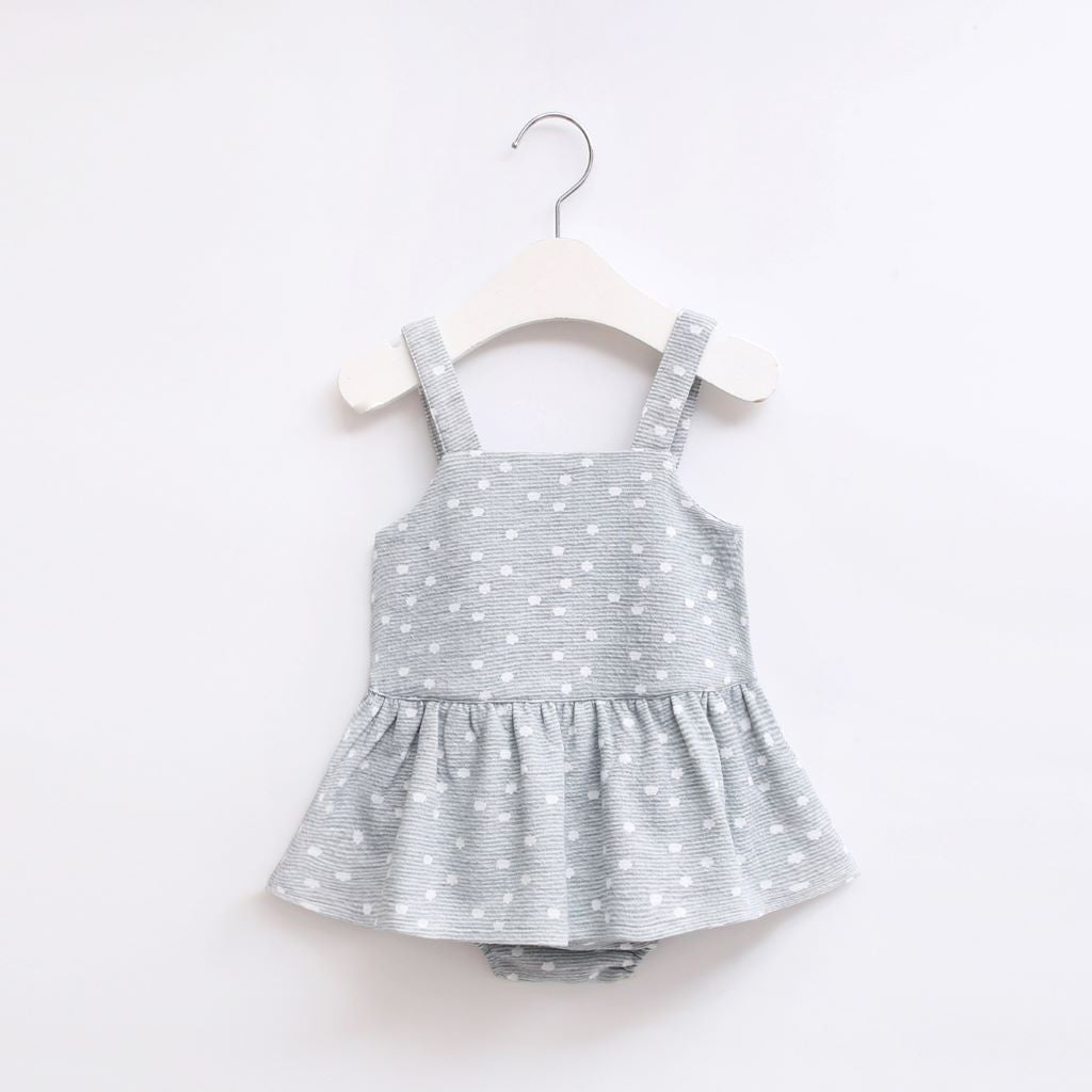 Ranita bebé niña gris