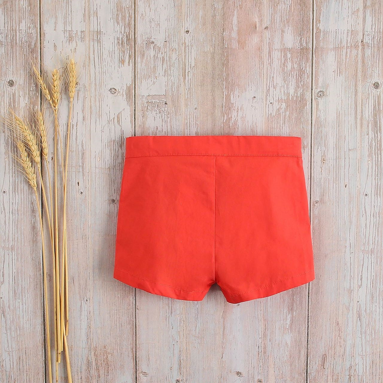 Short bebé niño rojo