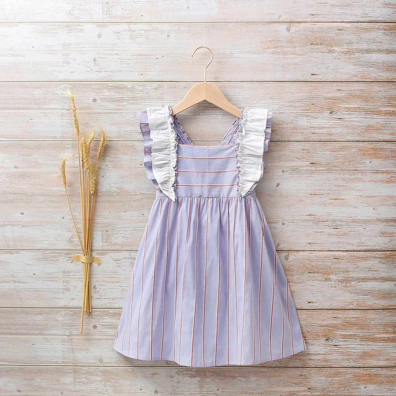 Vestido Jr multirayas