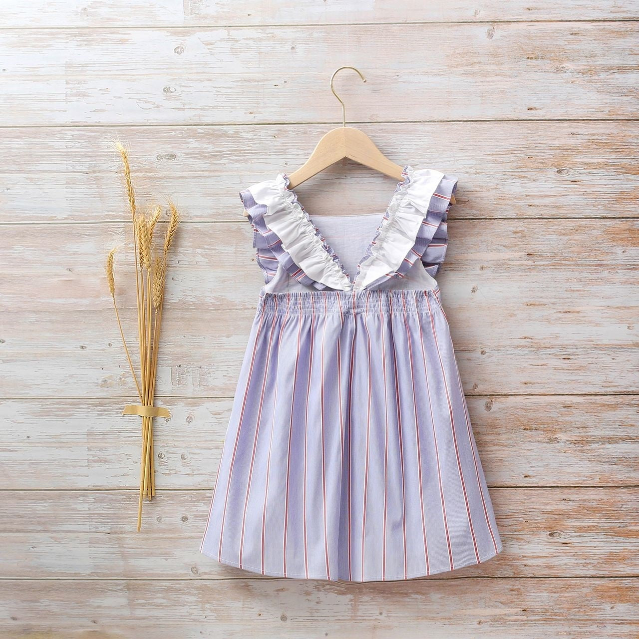 Vestido Jr multirayas