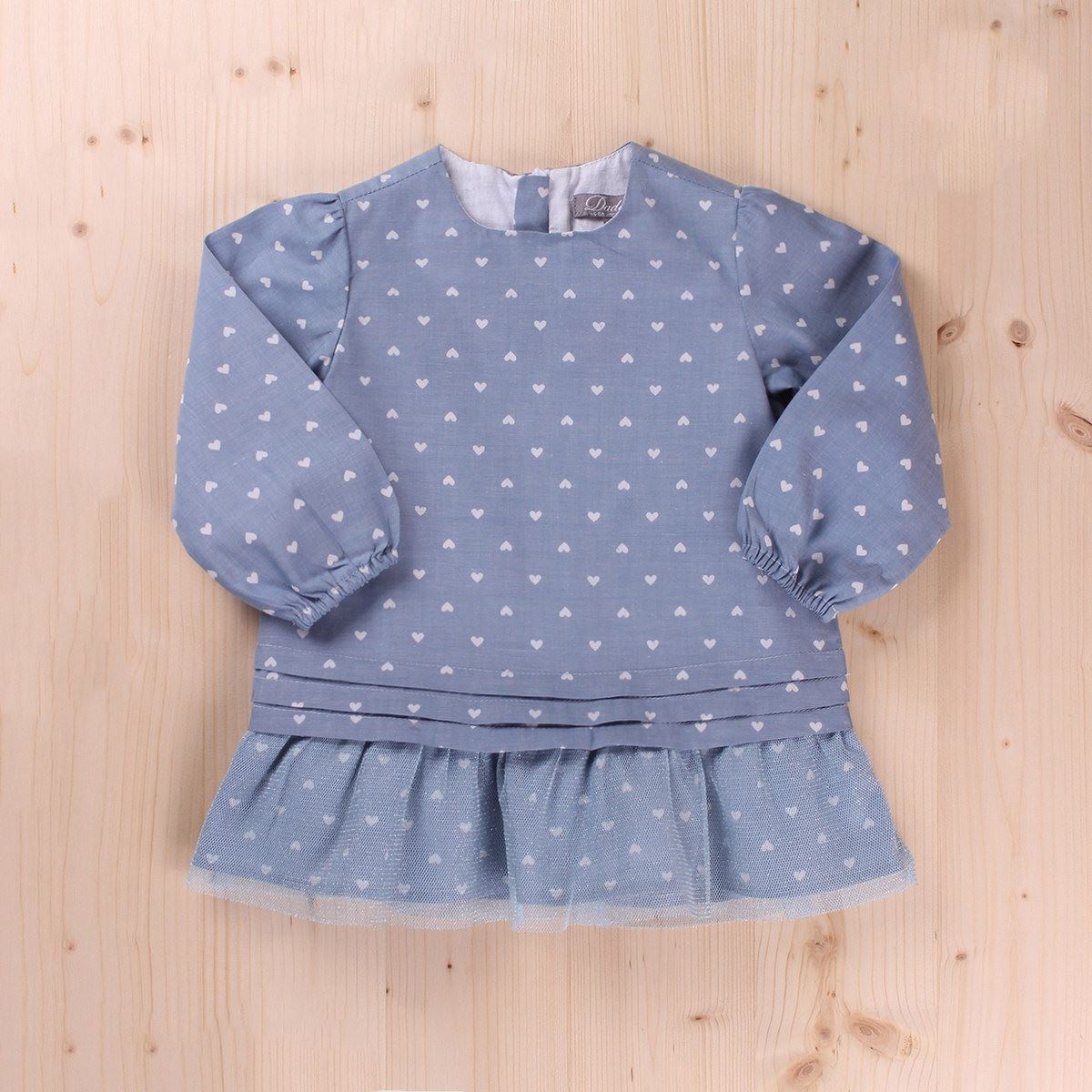 Vestido bebé niña corazones