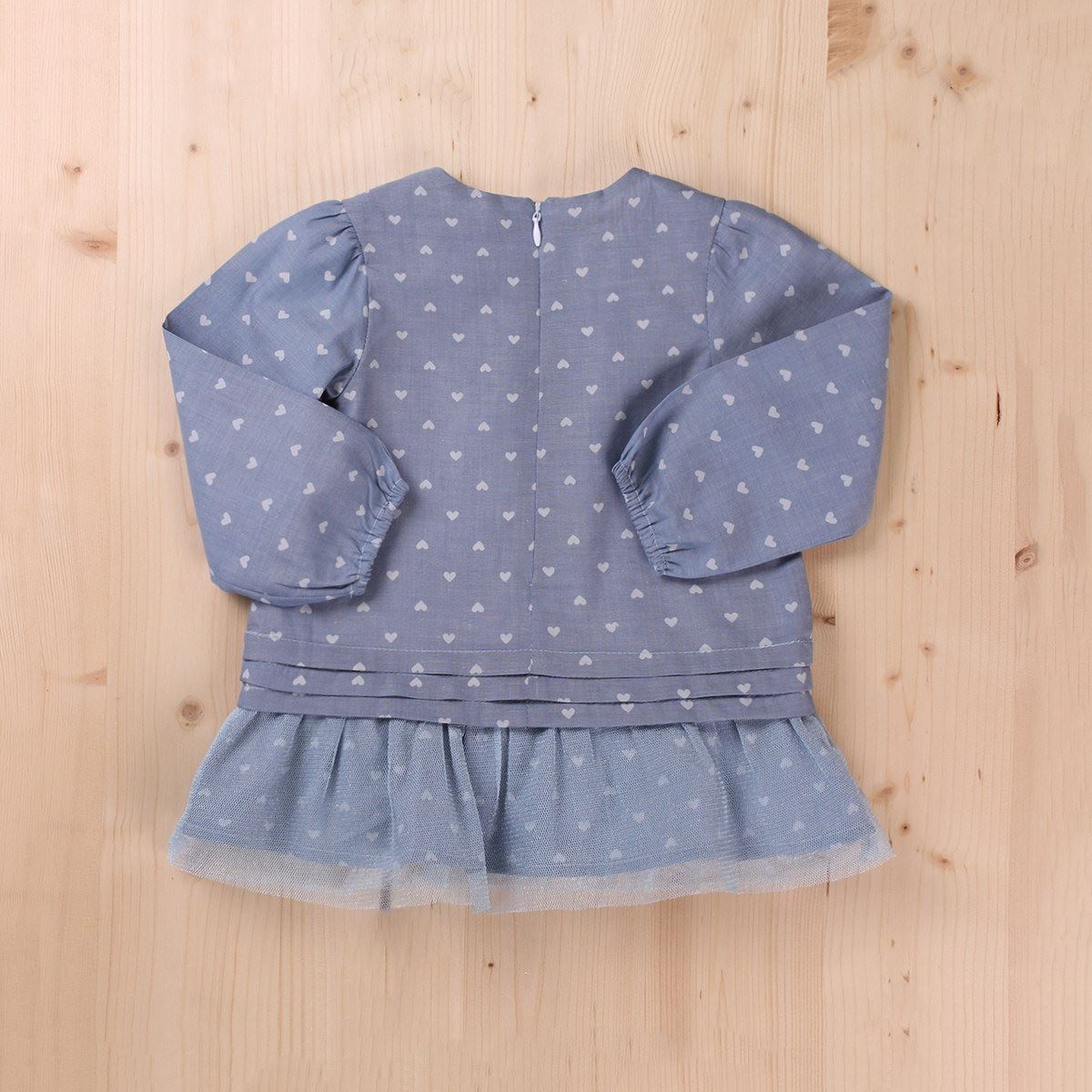 Vestido bebé niña corazones