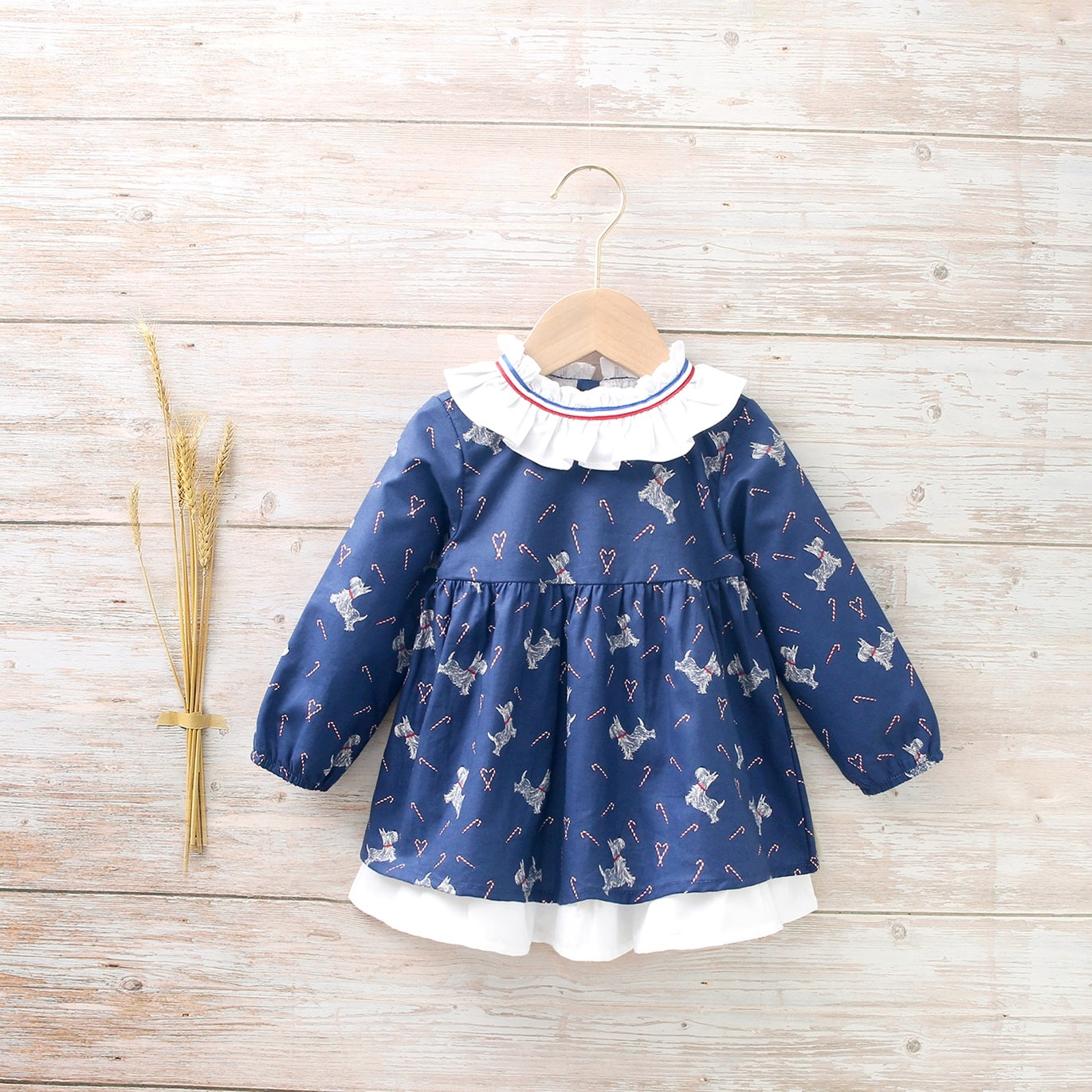 Vestido bebé niña perritos