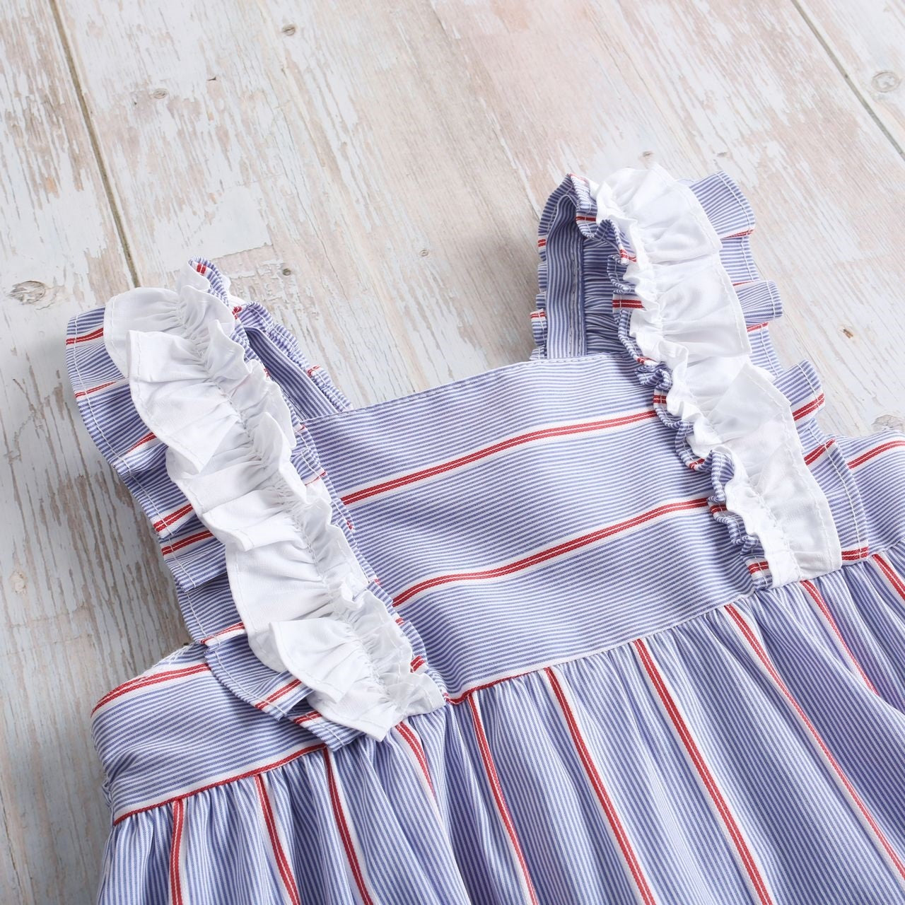 Vestido bebé niña multirayas