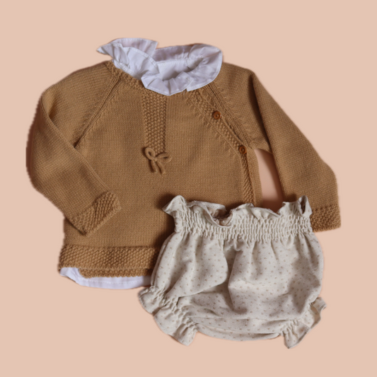 Conjunto Lazo Beige
