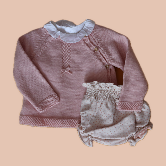 Conjunto Lazo Rosa