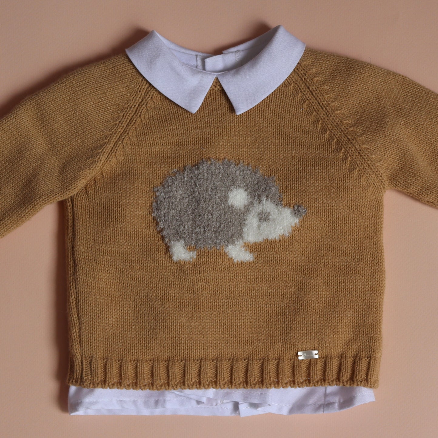 Conjunto Erizo Niño Beige