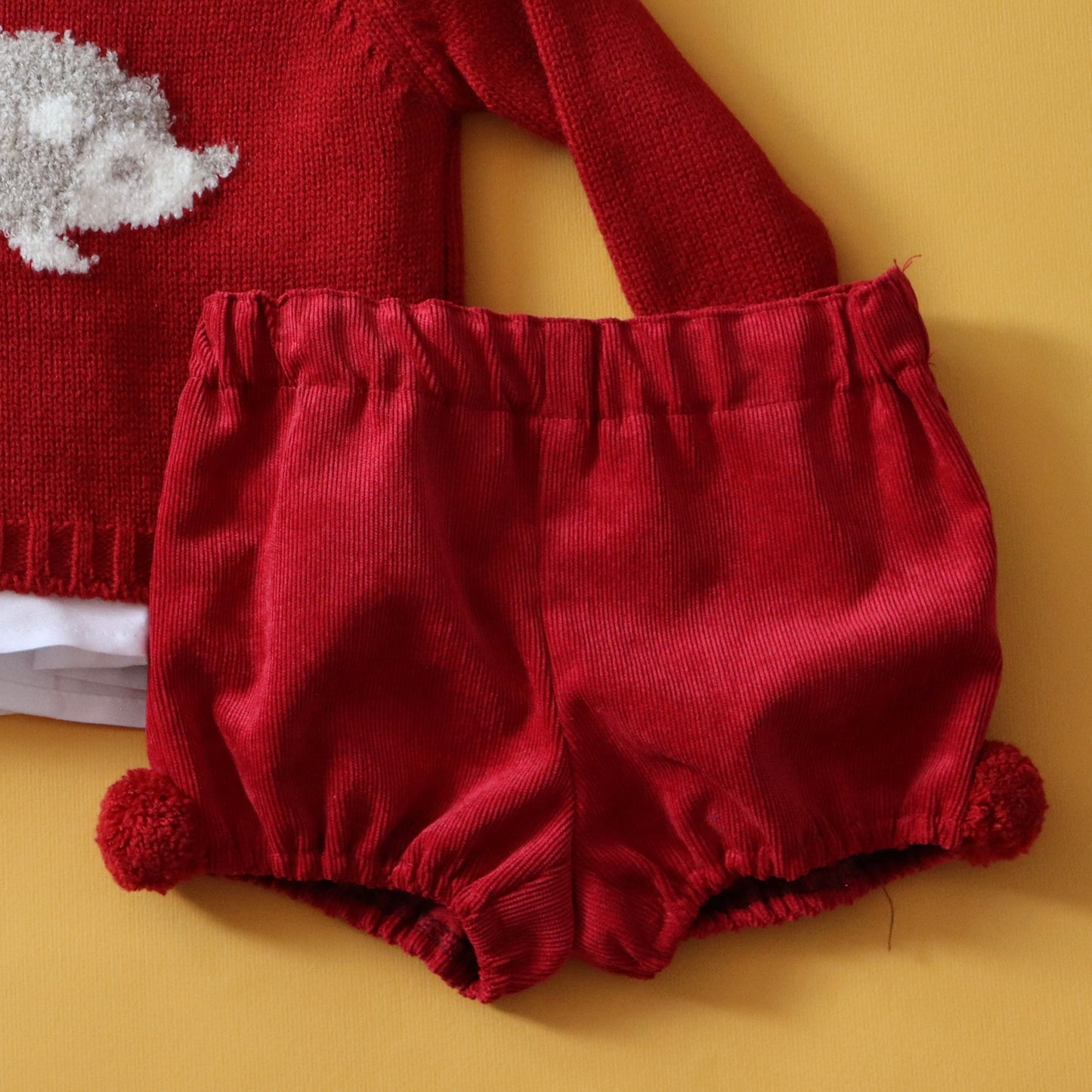 Conjunto Erizo Niño Rojo