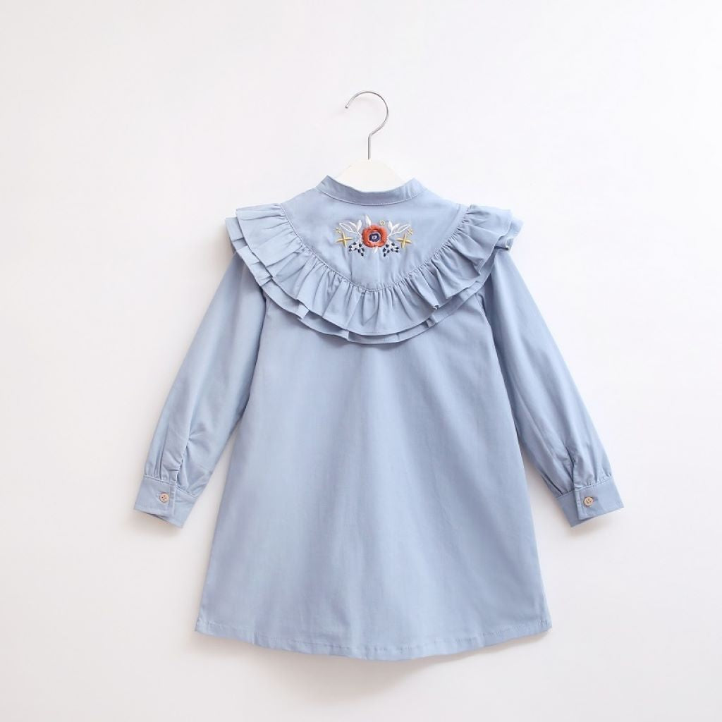 Vestido Jr demi flores