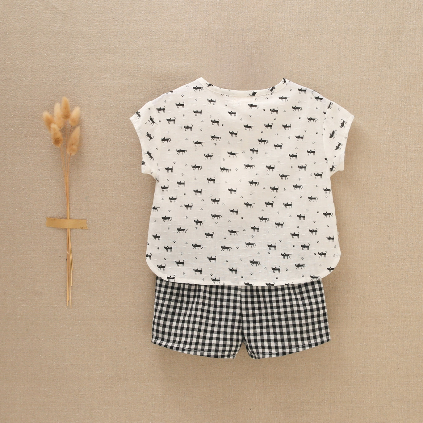 Conjunto bebé niño margaritas