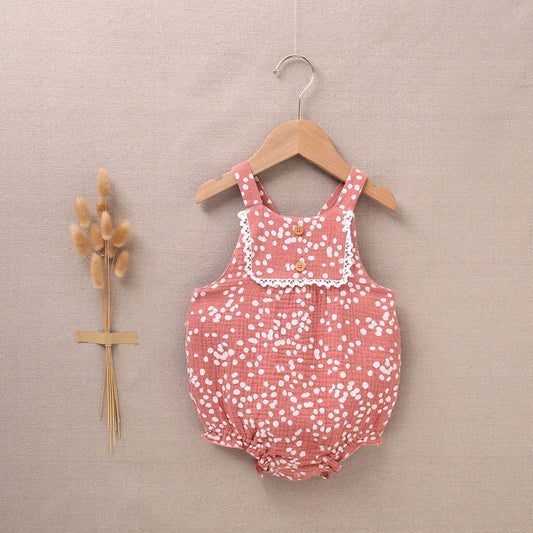 Ranita bebé niña bámbula rosa quemado