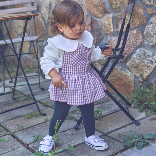 Conjunto bebé niña malva