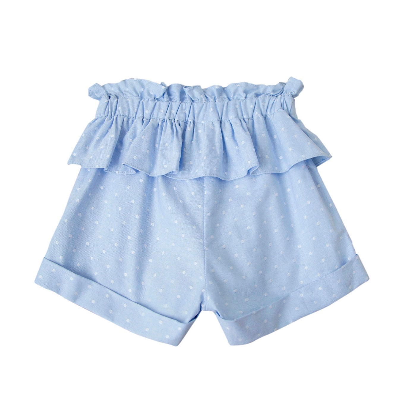 Short Jr niña topitos blancos