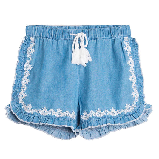 Short Jr niña demi borlitas