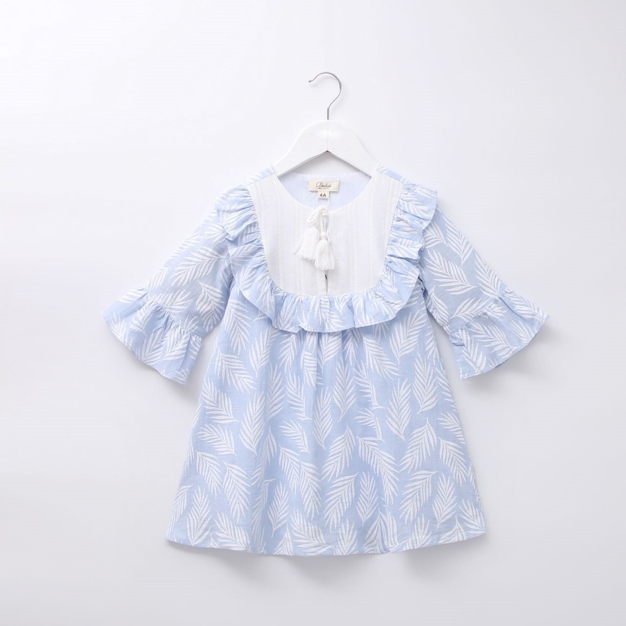 Vestido jr niña hojas amazonas