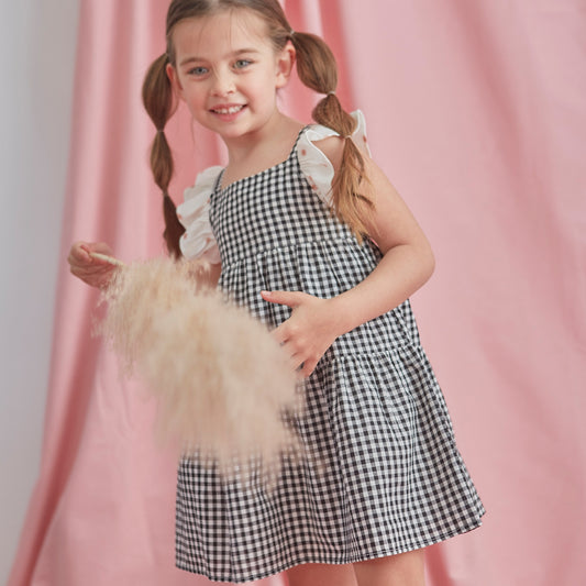 Vestido Jr niña margaritas