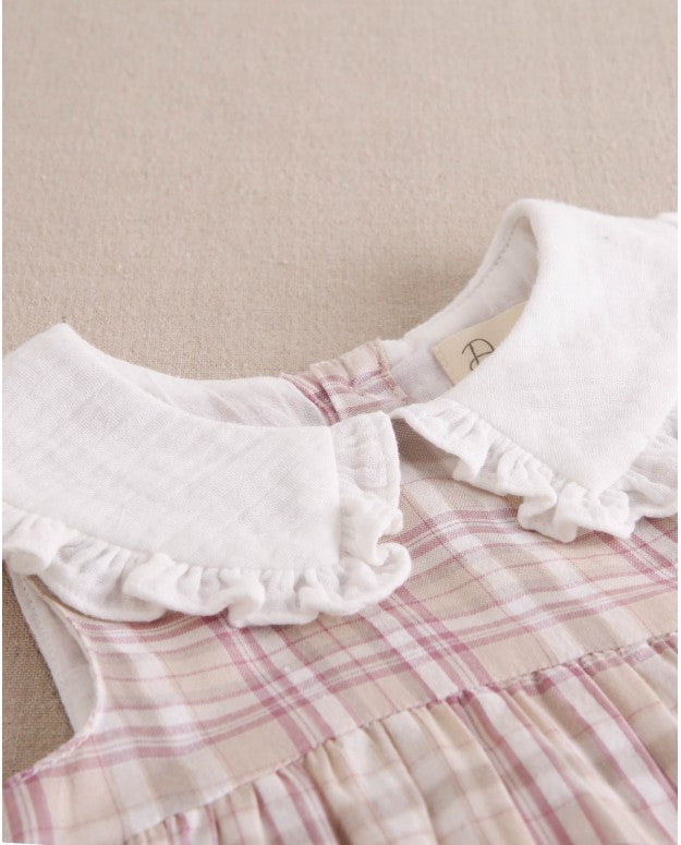 Vestido bebé para niña malva