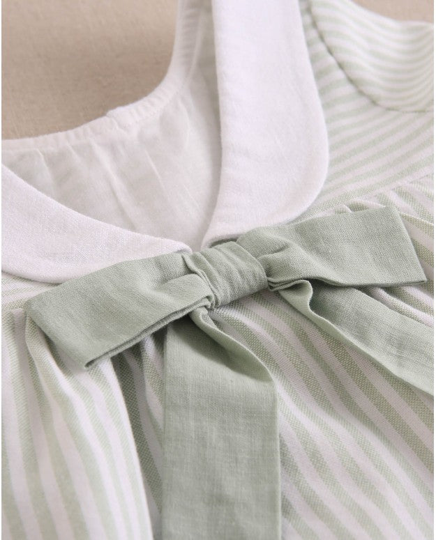 vestido bb niña rayas green day
