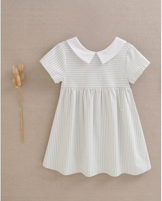 vestido niña jr rayas green day