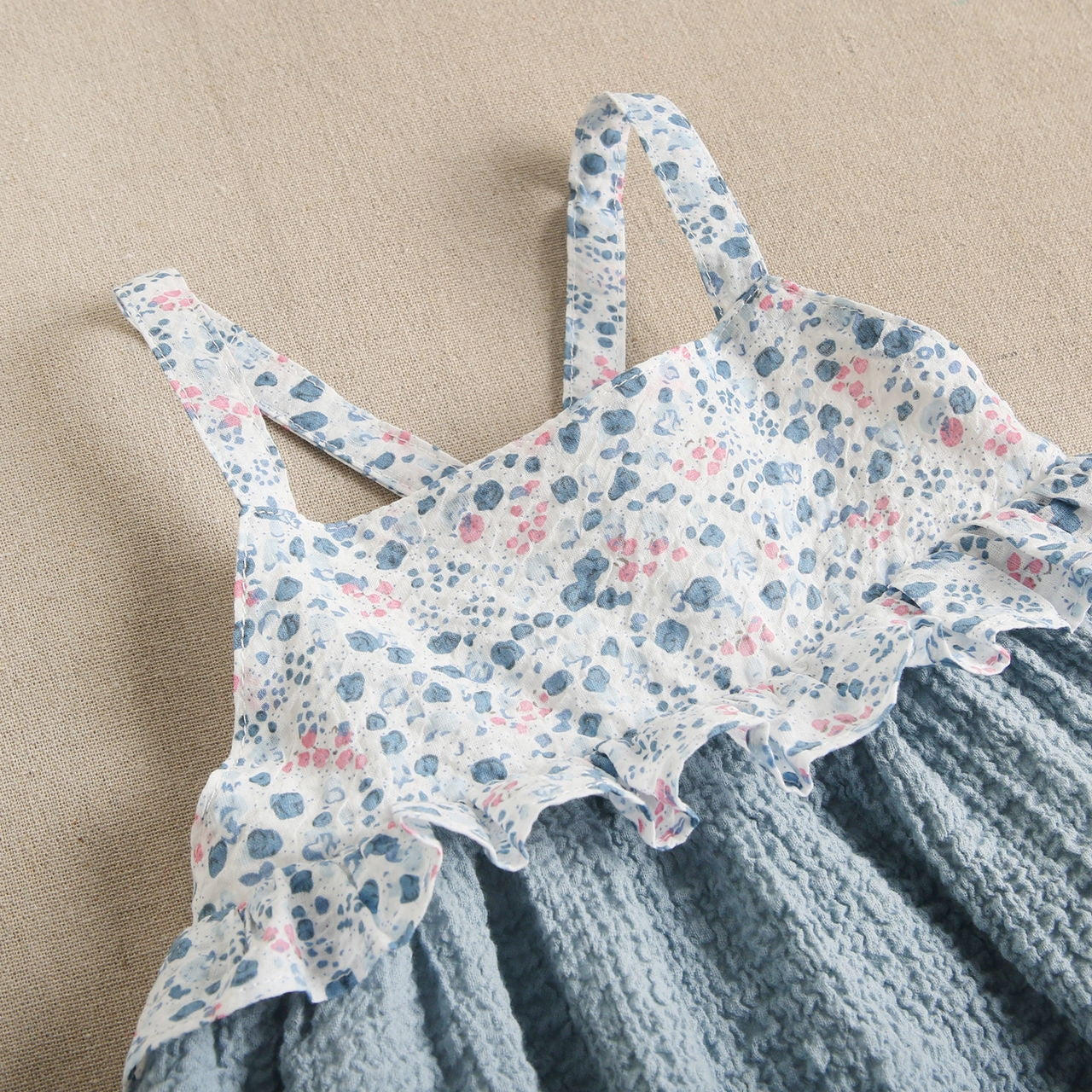 Vestido niña jr bámbula color azul