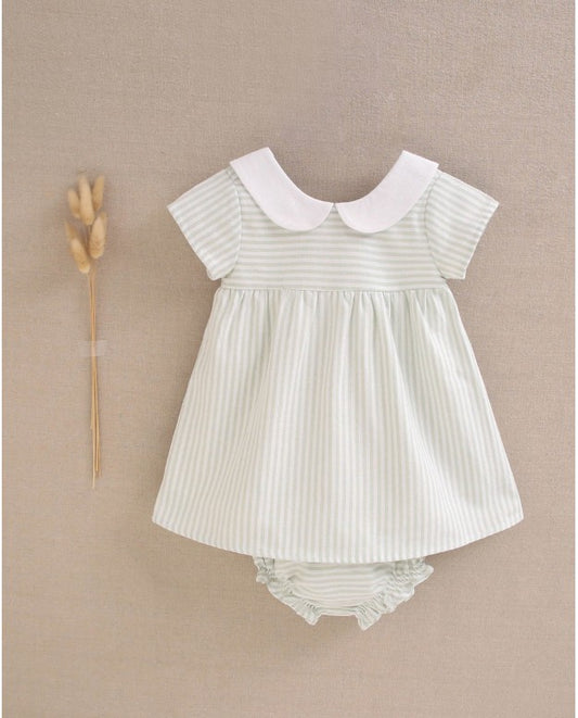 vestido bb niña rayas green day