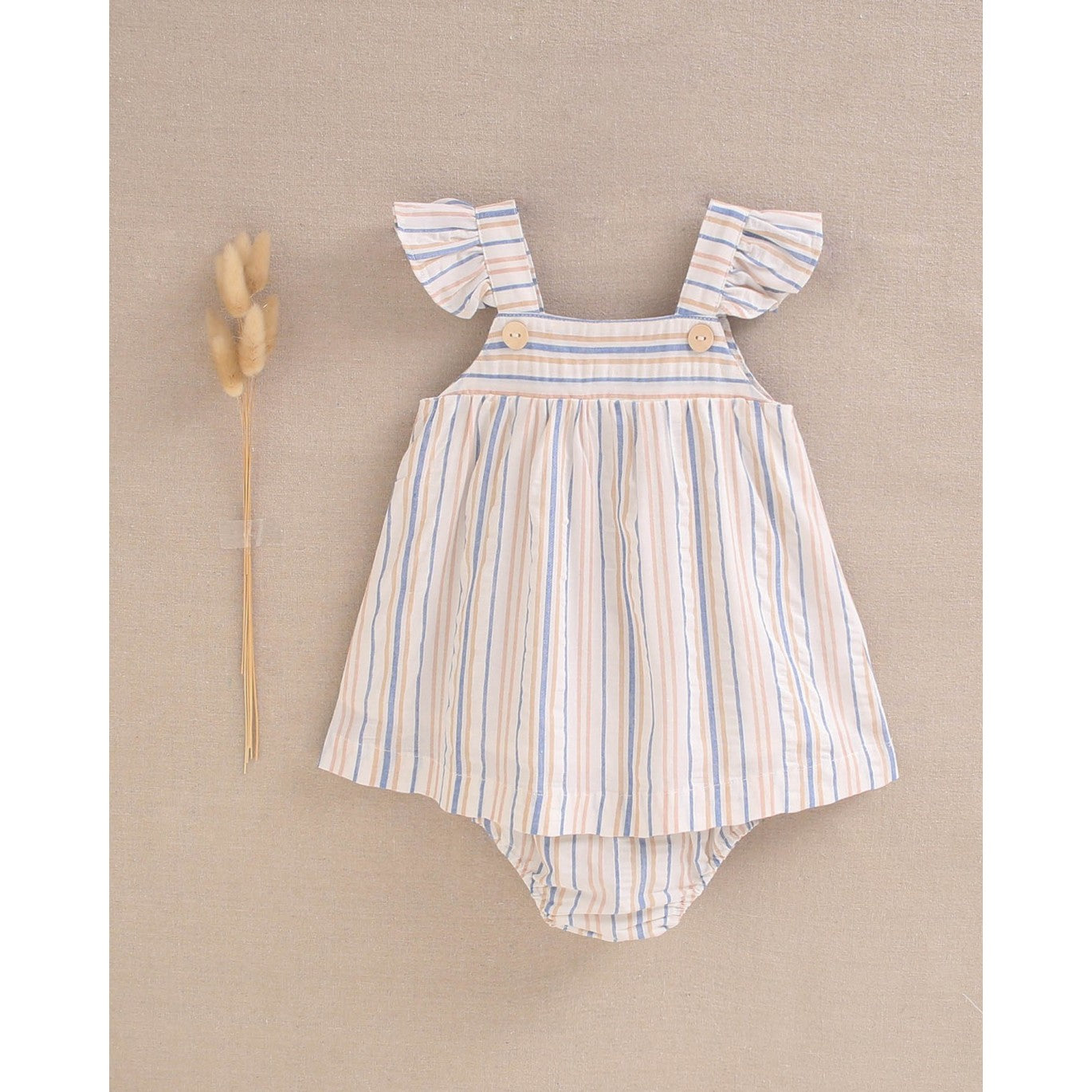 Vestido bebé niña mediterráneo