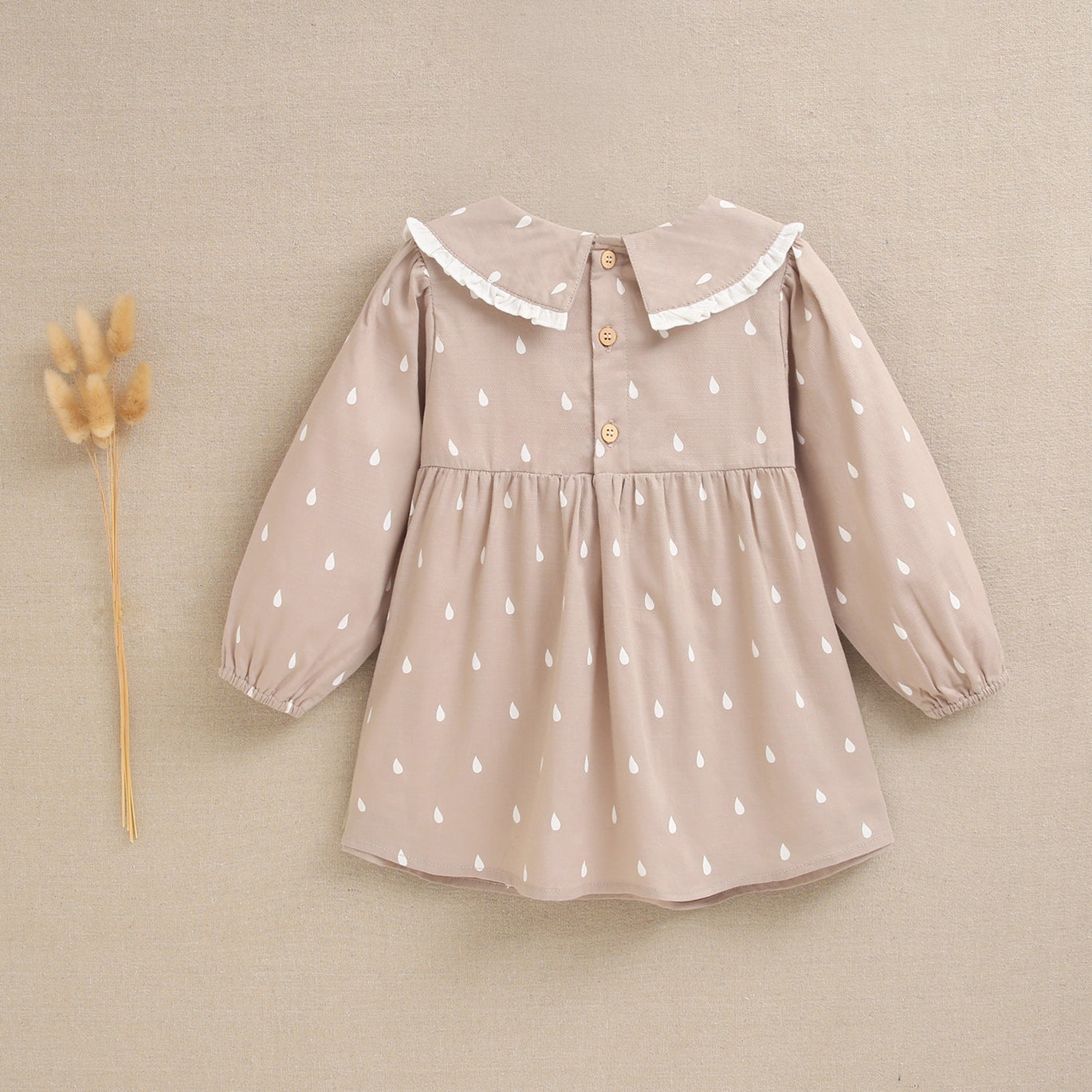 Vestido bebé niña moonlight beige