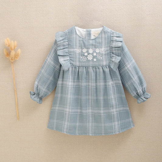 Vestido bebé musgo