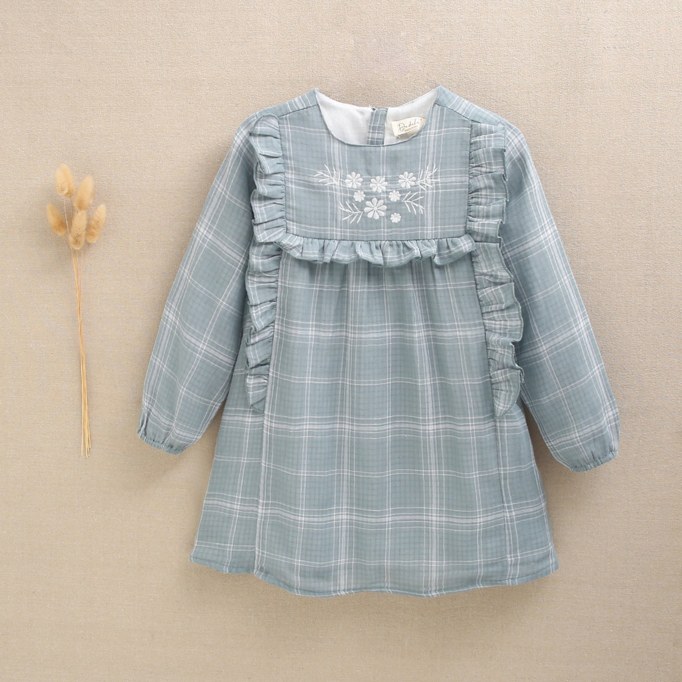 Vestido Jr niña musgo