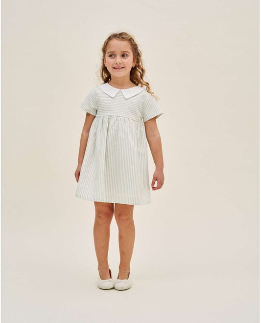 vestido niña jr rayas green day