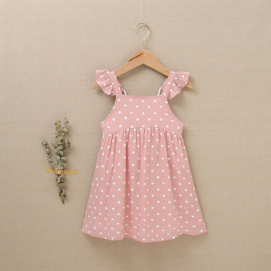 Vestido Jr niña corazones