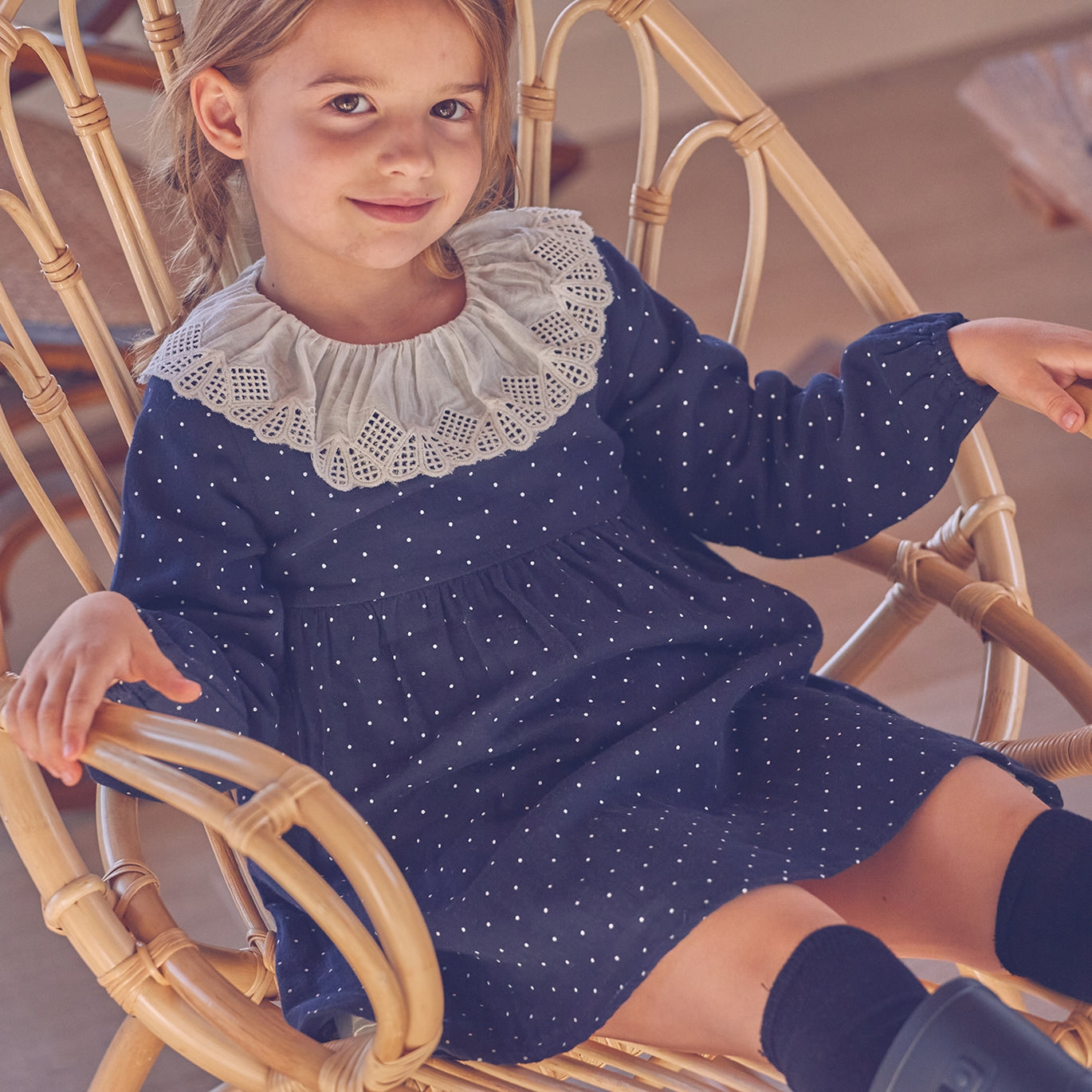 Vestido Jr niña preppy